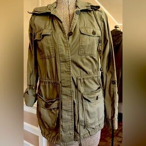 LOVE 21 Army Green Utility Jacket
